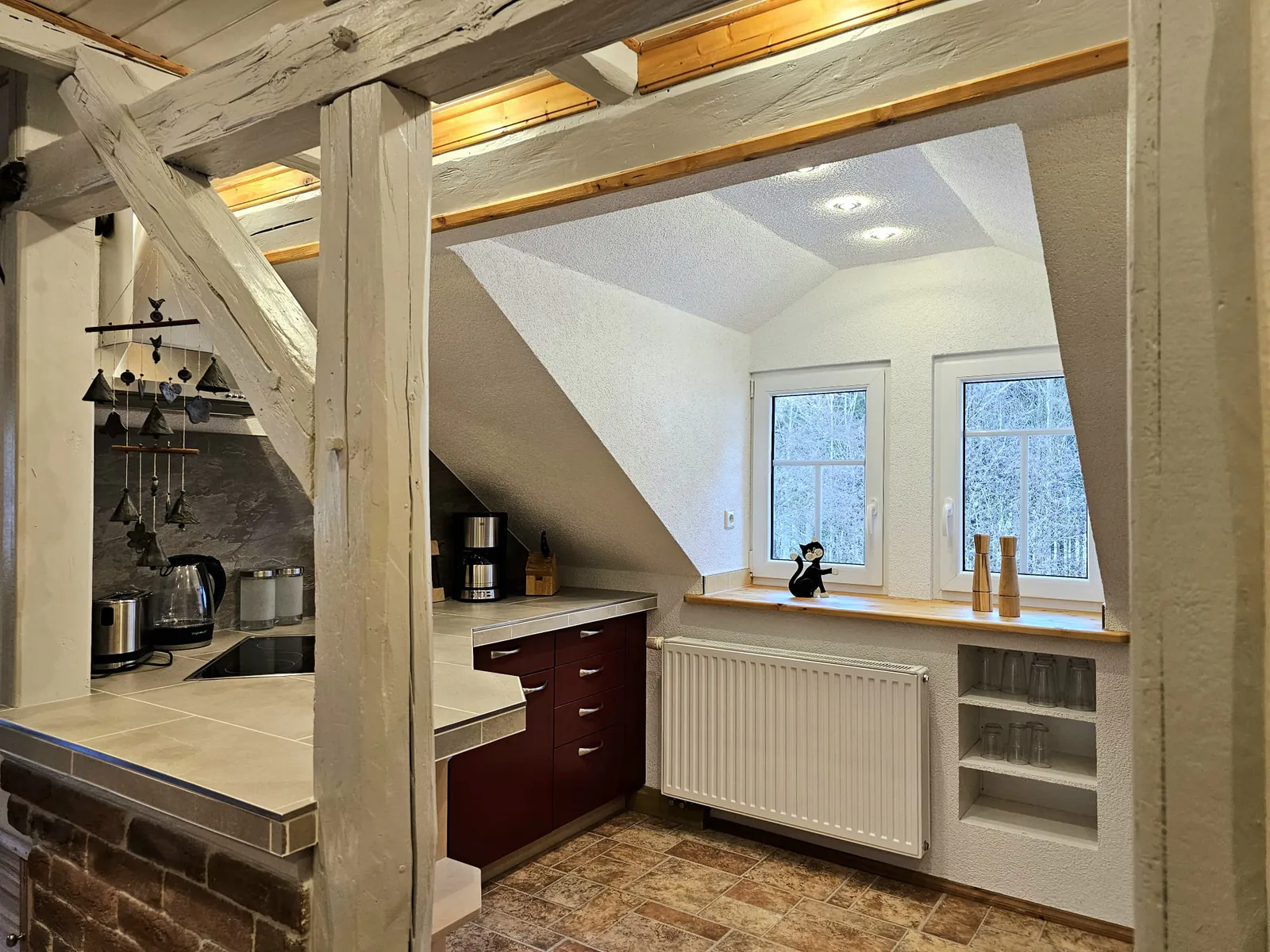 Ferienwohnung 3 — offene Küche