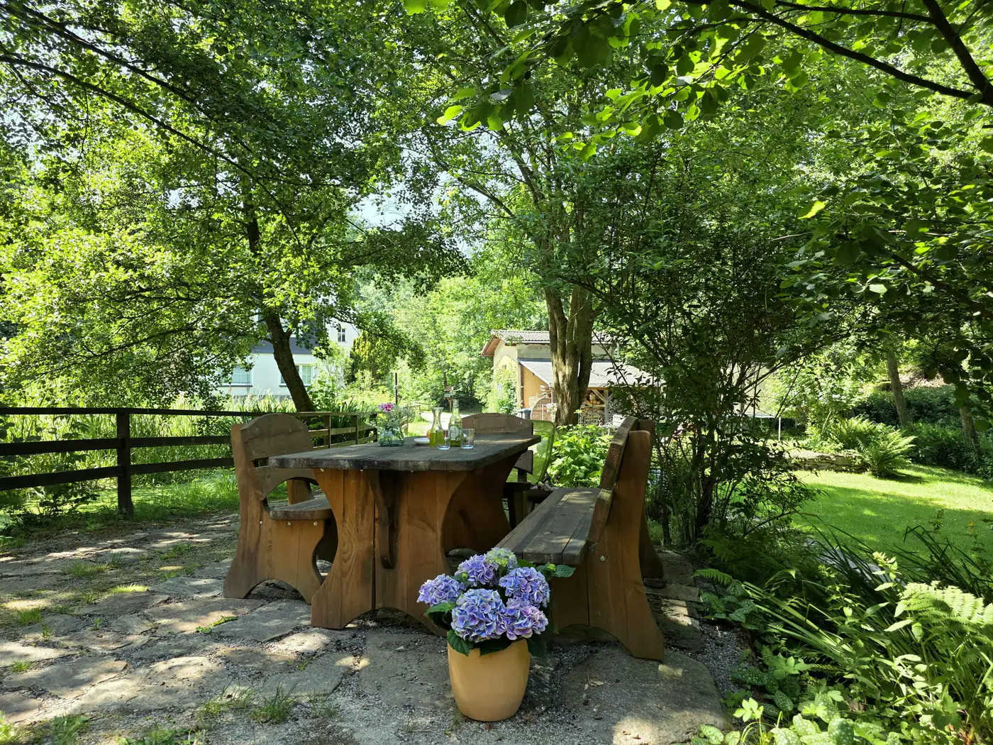 Schwarzmühle — Gartenansicht